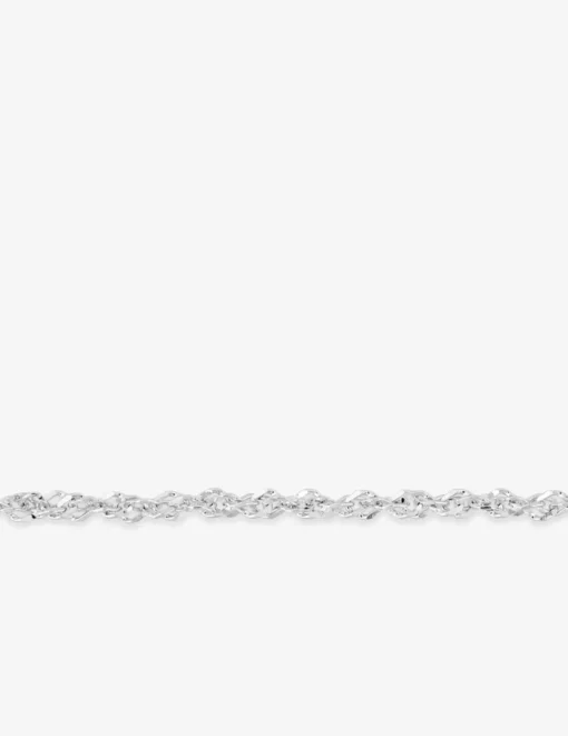 Chaîne Singapour or blanc 750 ‰ 1,7 mm SO OR