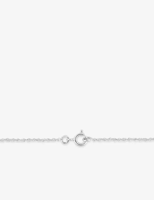 Chaîne Singapour or blanc 750 ‰ 1,7 mm SO OR