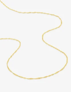Chaîne Singapour or jaune 750 ‰ 1,2 mm SO OR