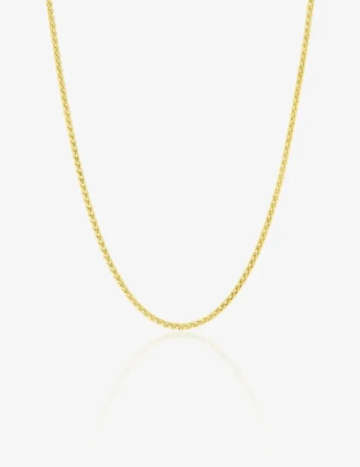 Chaîne spiga or jaune 750 ‰ 1 mm SO OR