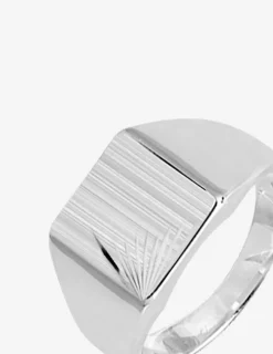 Chevalière argent 925 ‰, plateau rectangle 10x11 mm SO OR