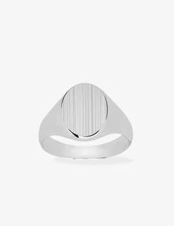 Chevalière argent 925 ‰, plateau ovale 10x12 mm SO OR