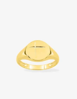 Chevalière en or jaune 750 ‰, personnalisable SO OR