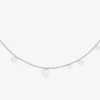 Collier acier avec pampiles rondes lisses variées SO OR