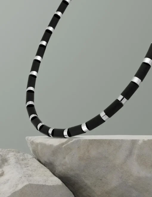 Collier acier CARGO et caoutchouc SO OR