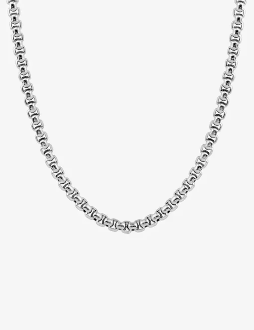 Collier acier chaine en maille gourmette SO OR