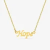 Collier acier doré "Hope" SO OR