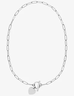 Collier acier fermoir en T SO OR