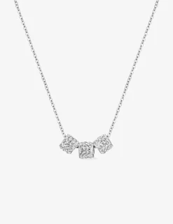 Collier acier gris perles recouvertes de cristaux synthétiques SO OR