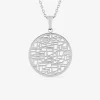 Collier acier motifs géométriques SO OR
