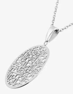 Collier acier motifs géométriques SO OR