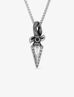 Collier acier spécifique homme avec pendentif SO OR