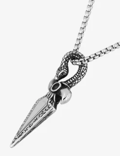 Collier acier spécifique homme avec pendentif SO OR