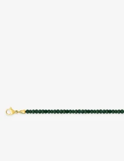 Collier acier vert et doré SO OR
