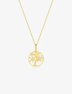 Collier arbre de vie or jaune 375 ‰ SO OR