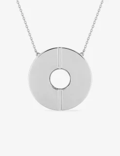 Collier argent 925 ‰ et jeton rond SO OR