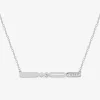 Collier argent 925 ‰ rhodié et oxydes de zirconium SO OR
