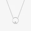 Collier argent 925 ‰ rhodié et oxyde de zirconium SO OR