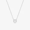 Collier argent 925 ‰ rhodié pendentif quadrillé SO OR