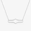Collier argent 925‰ ovale fantaisie sans bélière SO OR