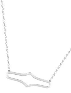 Collier argent 925‰ ovale fantaisie sans bélière SO OR