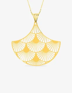 Collier Art déco or jaune 750‰ SO OR