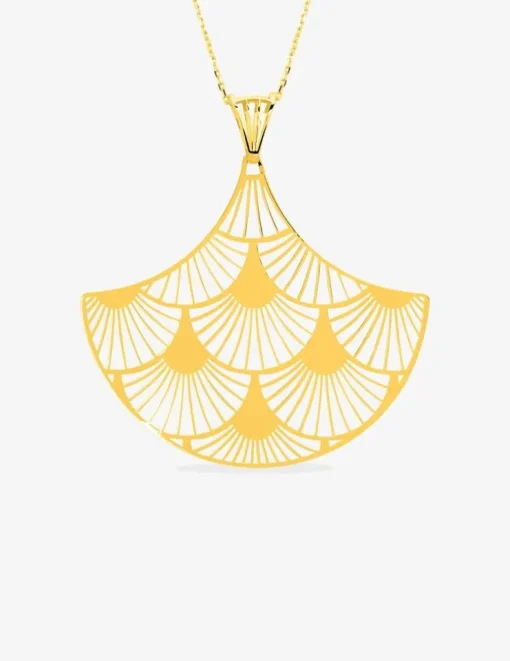 Collier Art déco or jaune 750‰ SO OR