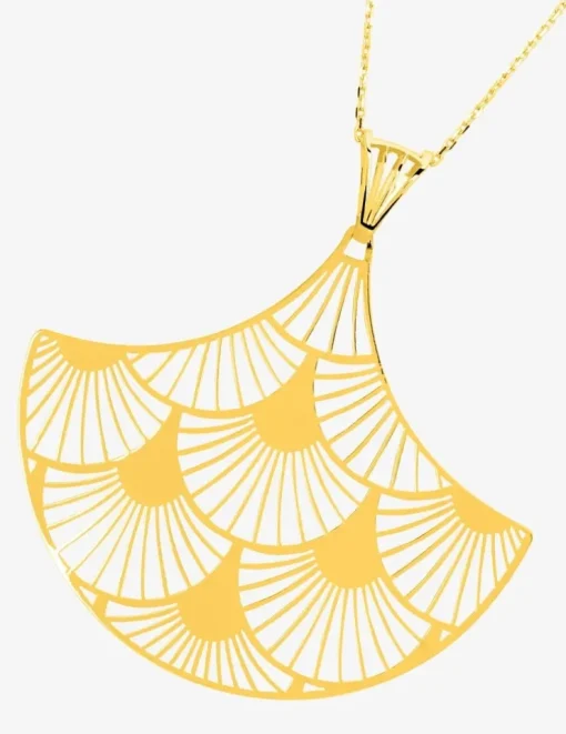 Collier Art déco or jaune 750‰ SO OR