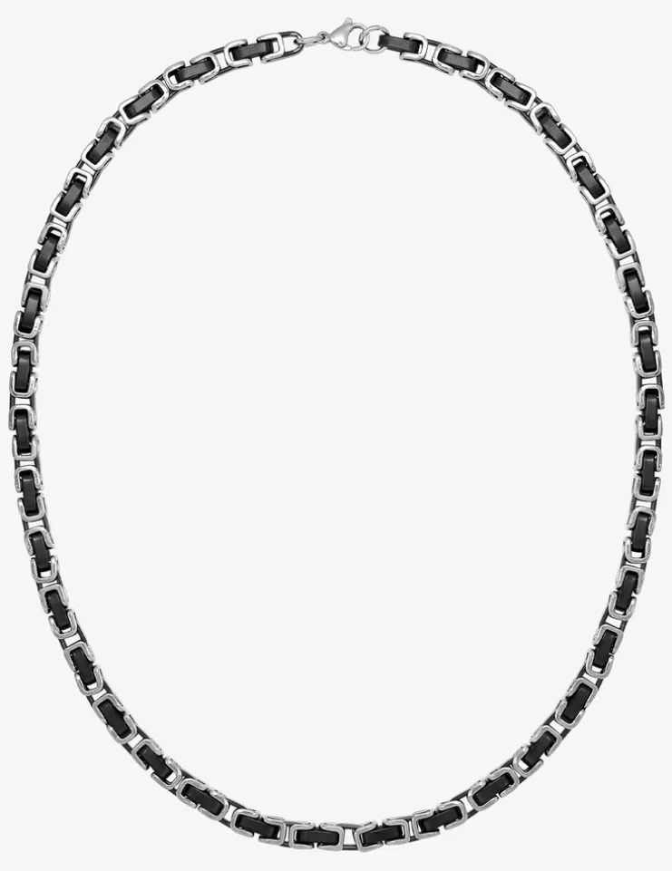 Collier bicolore acier SO OR