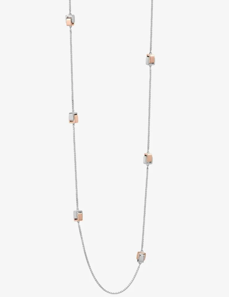 Collier bicolore argent 925 ‰, tout métal SO OR