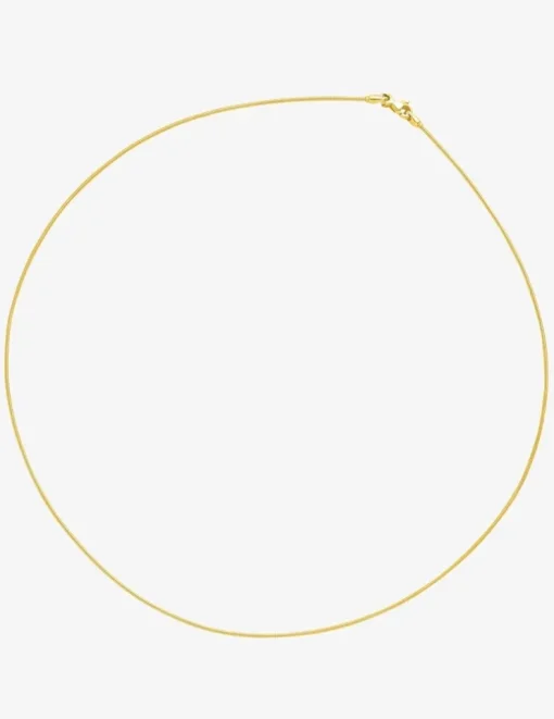 Collier cable avvolto or jaune 750 ‰ SO OR