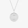 Collier cercle motifs géométriques argent 925‰ rhodié SO OR