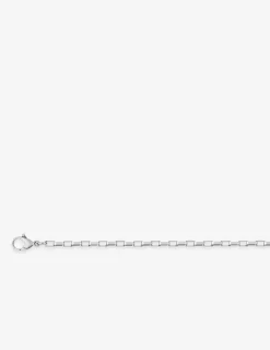 Collier chaine acier forçat ronde rectangle SO OR