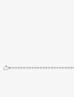 Collier chaine acier gris maille forçat SO OR