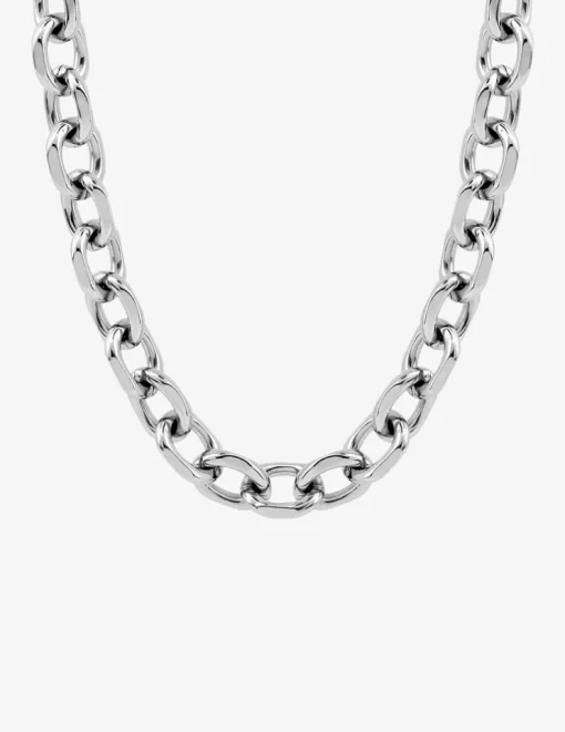 Collier chaine en acier maille forçat SO OR