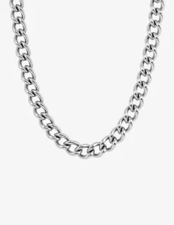 Collier chaine en acier maille forçat SO OR