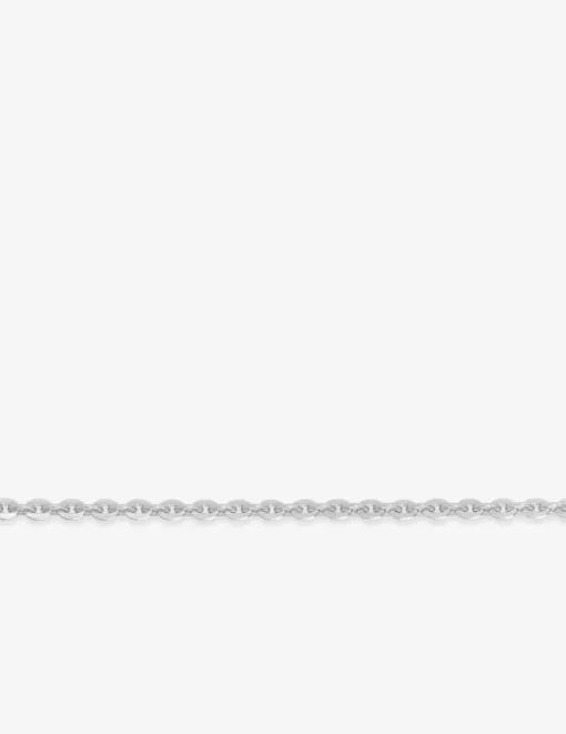 Collier chaine forçat miroir en argent 925 ‰ rhodié SO OR