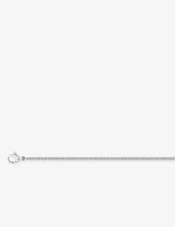 Collier chaine gourmette en acier gris SO OR