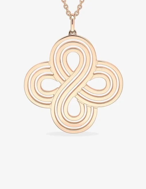 Collier Chance or rose 750‰ SO OR