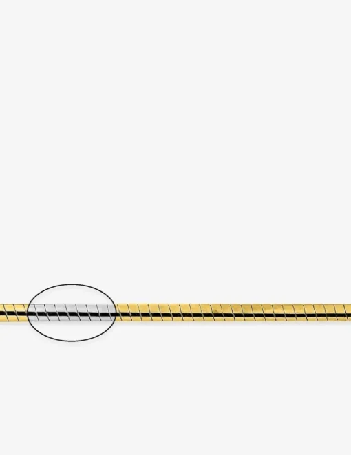 Collier chaîne Avvolto réversible or 750‰ 1,5 mm SO OR