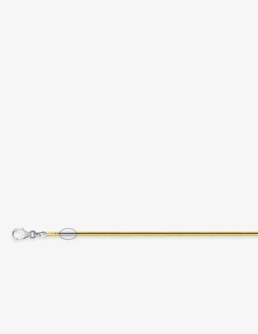 Collier chaîne Avvolto réversible or 750‰ 2 mm SO OR