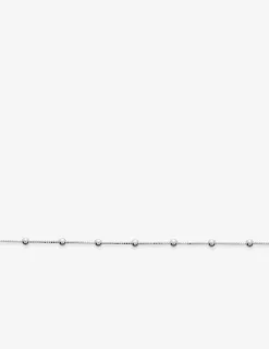 Collier chaîne boules argent 925‰ rhodié SO OR