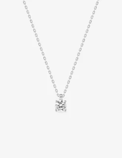 Collier chaîne forçat argent 925 ‰ rhodié avec oxyde de zirconium 5,5 mm SO OR