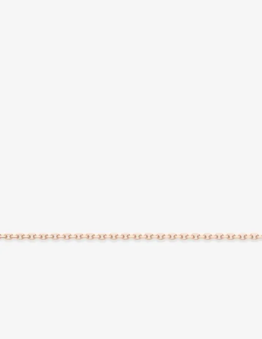 Collier chaîne forçat diamantée 1,90 mm plaqué or rose SO OR