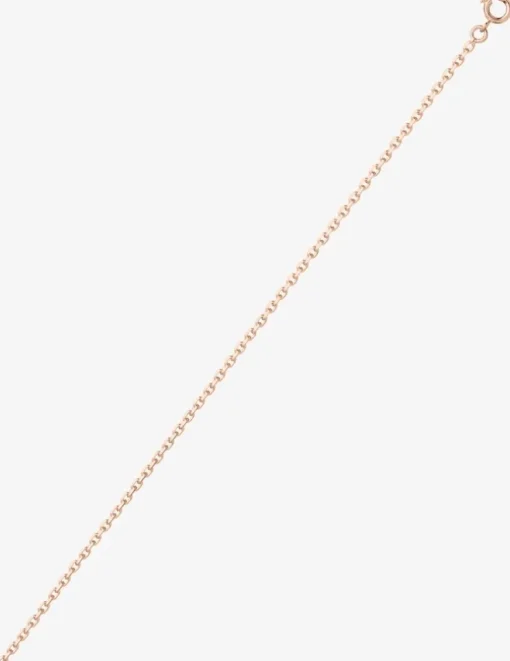 Collier chaîne forçat diamantée 1,90 mm plaqué or rose SO OR