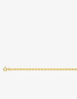 Collier chaîne forçat diamantée 2,85 mm plaqué or SO OR
