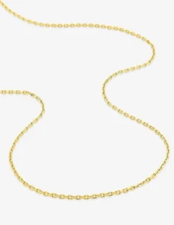 Collier chaîne forçat diamantée 1,90 mm plaqué or SO OR