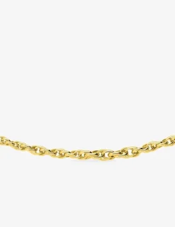 Collier chaîne forçat double 6 mm or jaune 750‰ SO OR