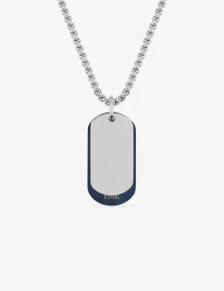 Collier chaîne forçat et plaques GI acier SO OR