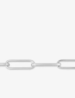 Collier chaîne forçat rectangle 2,5 mm argent 925‰ rhodié SO OR